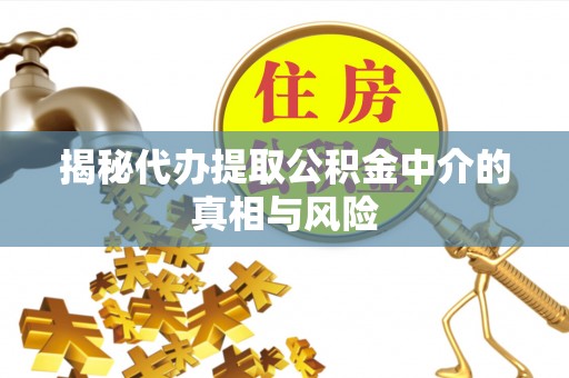 台州揭秘代办提取公积金中介的真相与风险