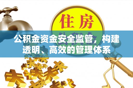 台州公积金资金安全监管，构建透明、高效的管理体系